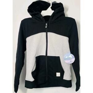 Cubcoats Transforming Unisex 2-in-1 Zip Hoodie Plush Papo Panda Kids 6-7 Black